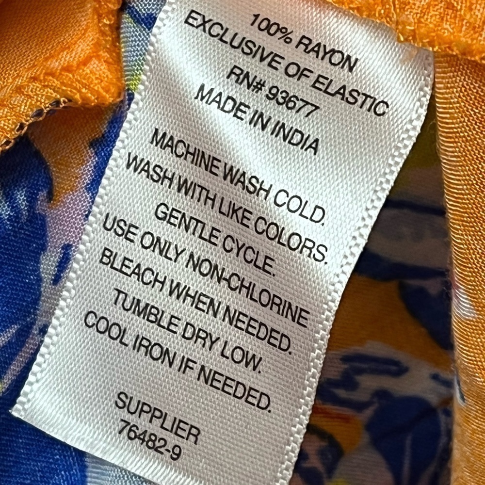 Y2K Tank dress bright multi print with three tier ruffle bottom. Sz 11 - Picture 4 of 7